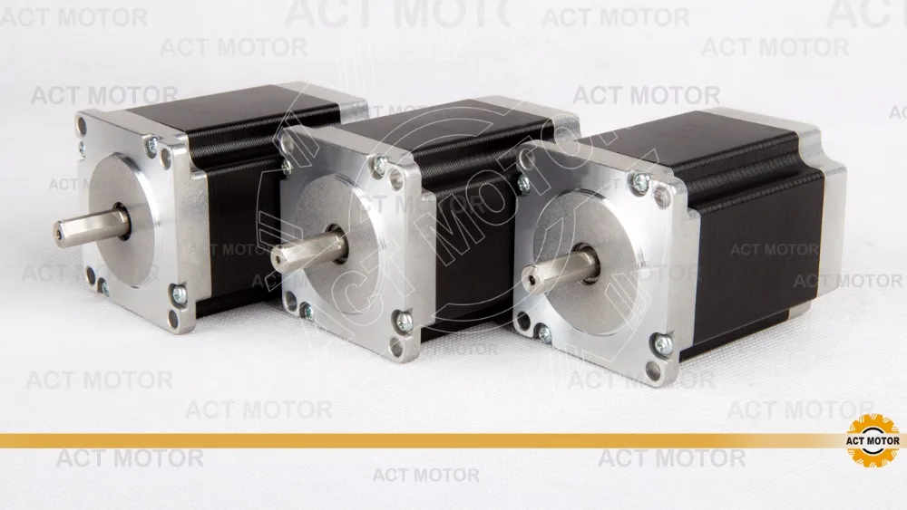 

Free ship from Germany!ACT 3PCS Nema34 Stepper Motor 34HS5460 Single Shaft 1700oz-in 151mm 6A CNC Router Powerful Motor