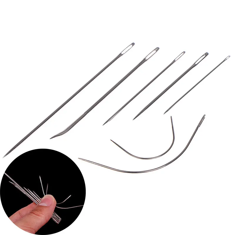 Buy 7 Pcs/set Small Curved Mattress Needle Sewing