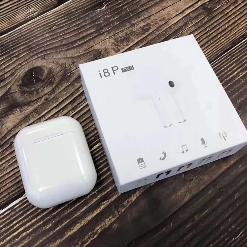 Оптовая продажа новые наушники i8P tws беспроводные bluetooth мини стерео вкладыши с