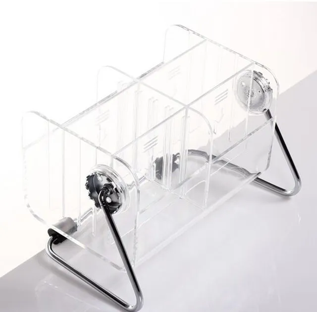  TV Remote Control Phone Storage Box Key Pen Glasses Organizer Desktop Clear Transparent Stand Holde