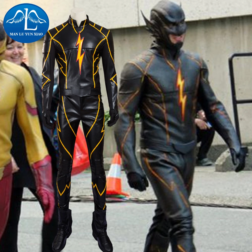 MANLUYUNXIAO New Men's The Flash Outfit The Flash Cosplay Costume