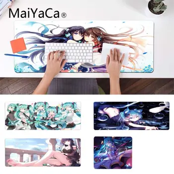 

MaiYaCa Boy Gift Pad Cute Anime long hair girl Customized laptop Gaming mouse pad Durable Rubber Mouse Mat Pad