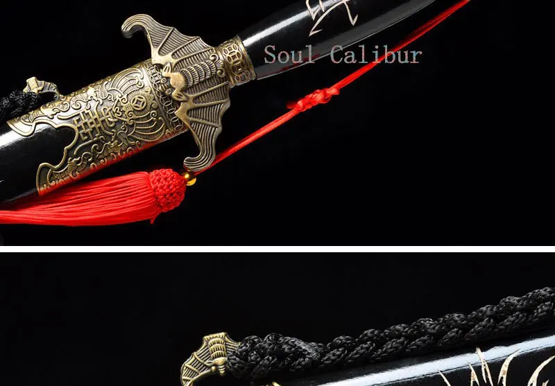 Outdoor sports Recreation Exercise Sword Bats tsuba 1060 Steels Hand-forging Chinese Tai Chi Sword