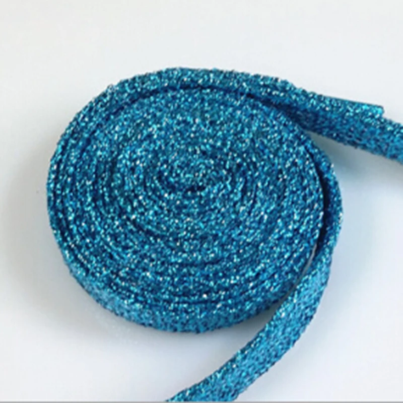 man women Shoelaces of sneakers Metallic Glitter Shiny gold shoelace silver Flat shoe laces sports running shoe lacing