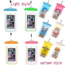 New Clear Waterproof Pouch Dry Case Cover For 6 0 inch Phone Camera Mobile phone Waterproof