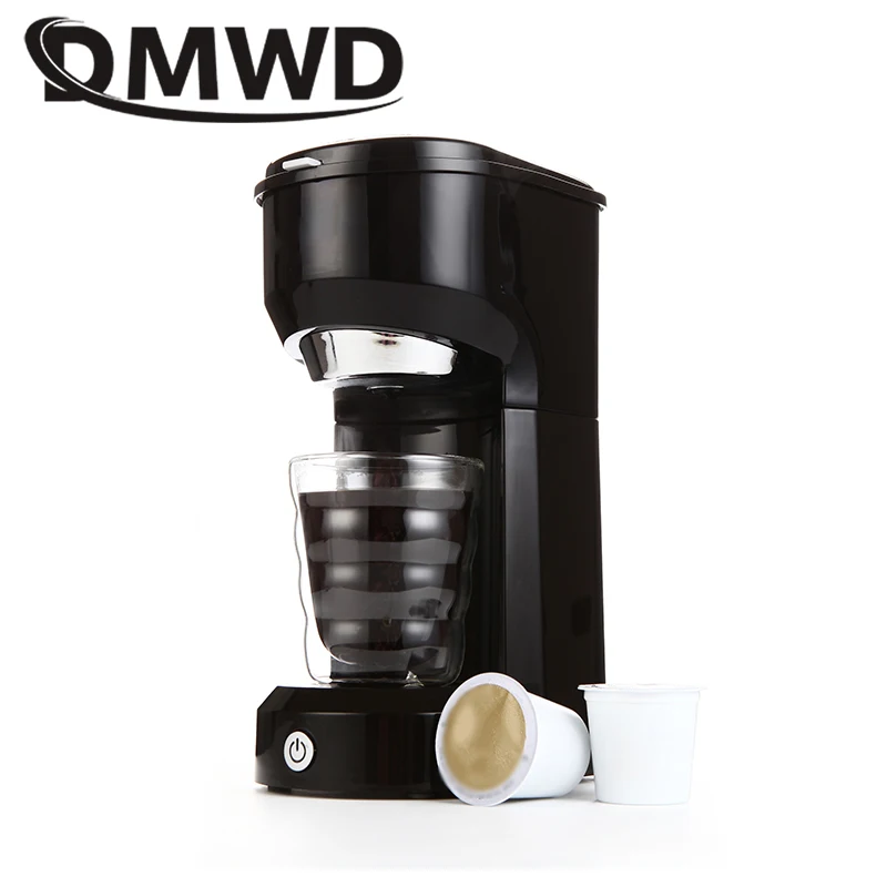 

CUKYI Electric Drip Coffee Maker Portable Mini Espresso Powder Capsules Cafe American Coffee Machine Extractor Cafe Stove 360ML
