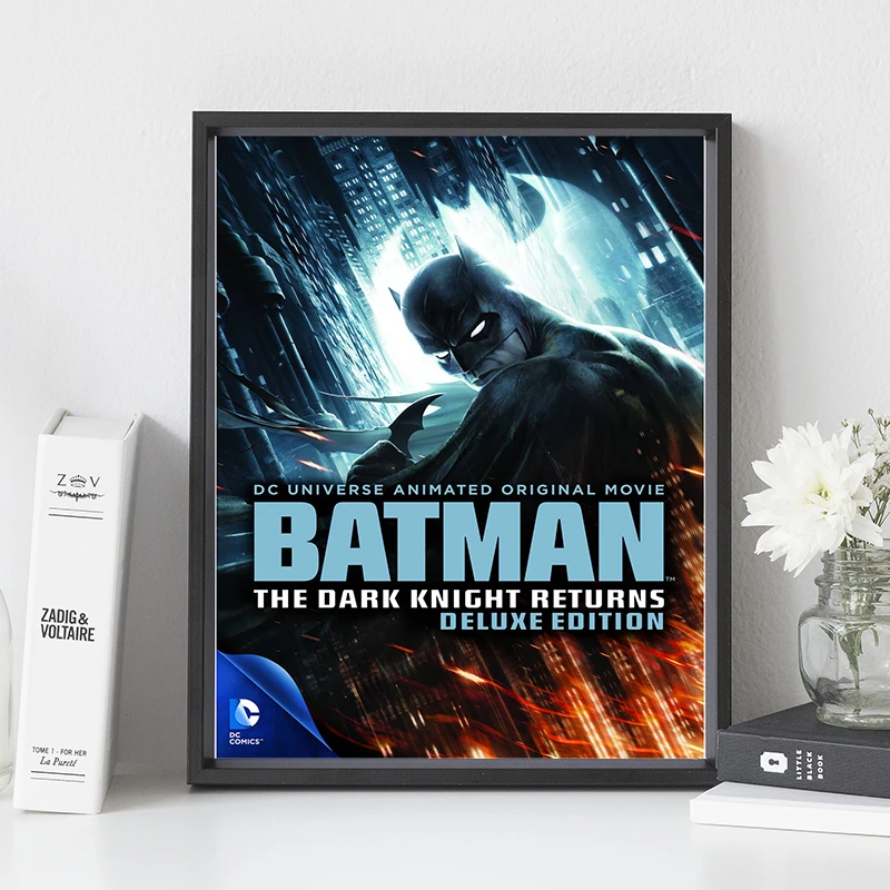 

Batman The Dark Knight Cartoon Potter Art Canvas Poster Print Wall Picture Modern Home Room Wall Boy Children Bedroom Decor