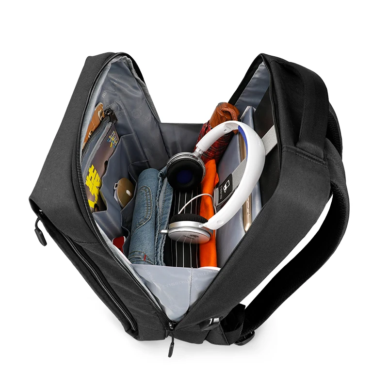 Tigernu morral de marca de carga USB hombres Mochila Anti-robo impermeable Mochila para portátil hombre Mochila bolso de escuela de la mujer Tigernu morral de marca de carga USB hombres Mochila Anti-robo impermeable Mochila para portátil hombre Mochila bolso de escuela de la mujer