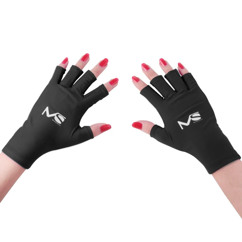 Melody Susie Anti UV Glove for Light/Lamp Radiation Protection Manicure Nail Art Dryer Tools | Красота и здоровье