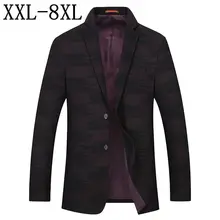 Size 6XL 7XL 8XL Loose Mens Blazer Casual Suit Jacket Men New Arrival Business Blazer Masculino Top Quality Men's Blazers