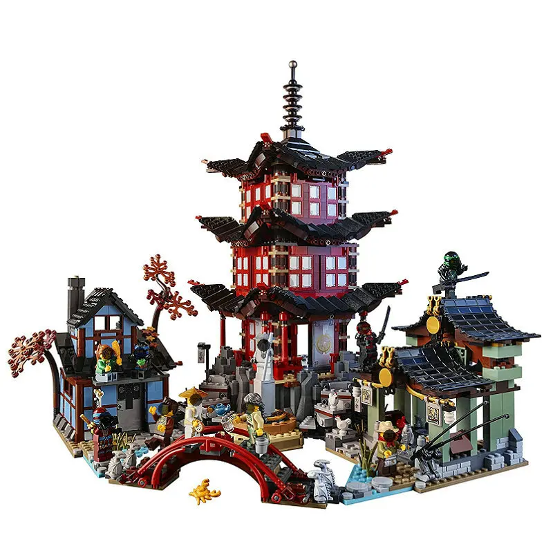 

NINJA 2150pcs Temple of Airjitzu Model Building Blocks Compatible Kai Jay LegoINGly Ninjagoes Set Toys For Children Gift 2018