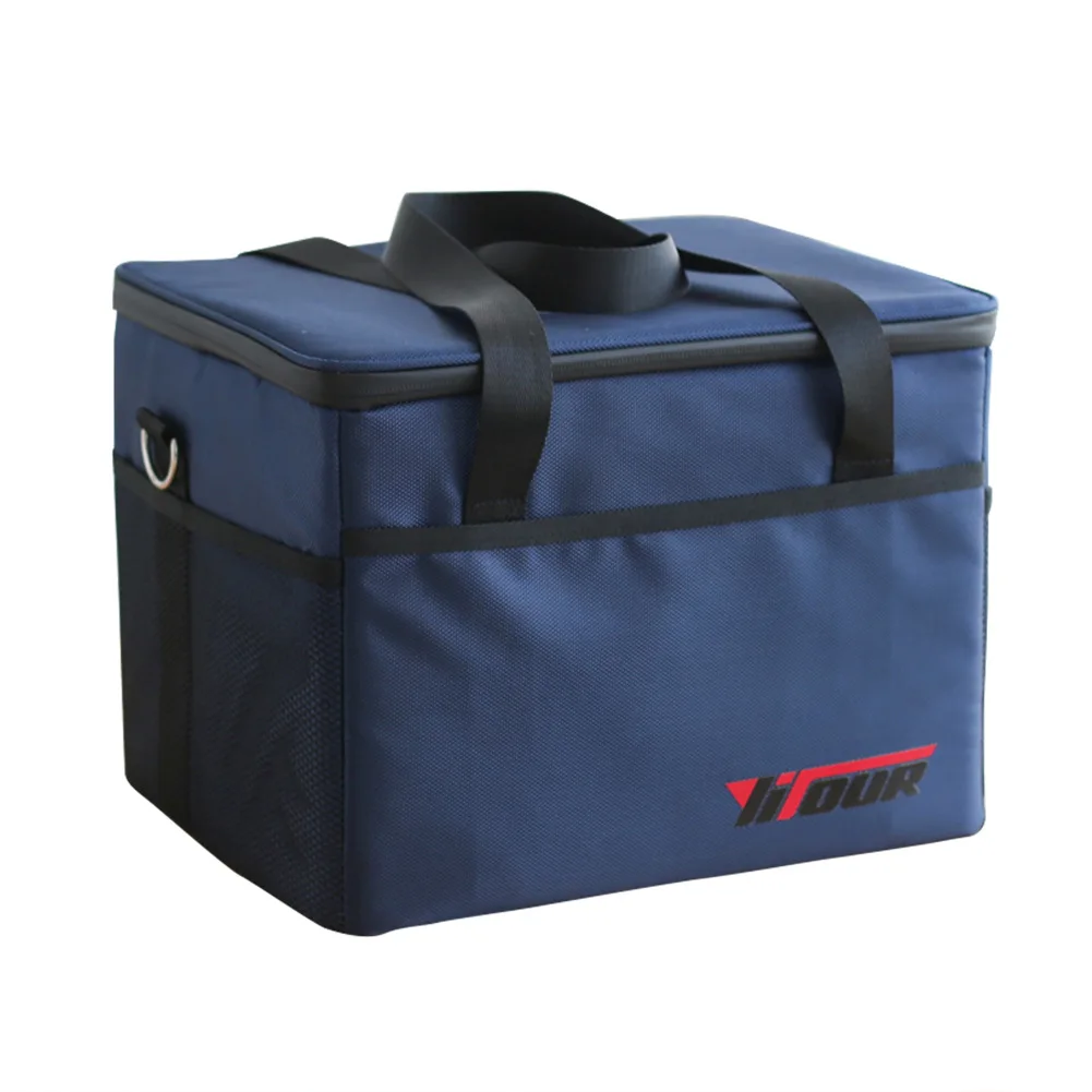 10L-37L водонепроницаемая сумка-холодильник для ланча, изолированная сумка для льда, Термосумка, Термосумка, чехол для холодной и свежей еды, изоляционная сумка на плечо для пикника - Цвет: 28L