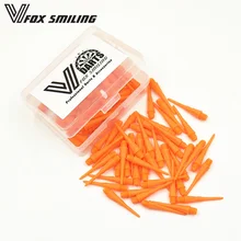Fox Smiling 100 шт 25 мм 2BA профессиональная дротика с мягким наконечником для Дротика s и электронная Дротика s Tip Orange