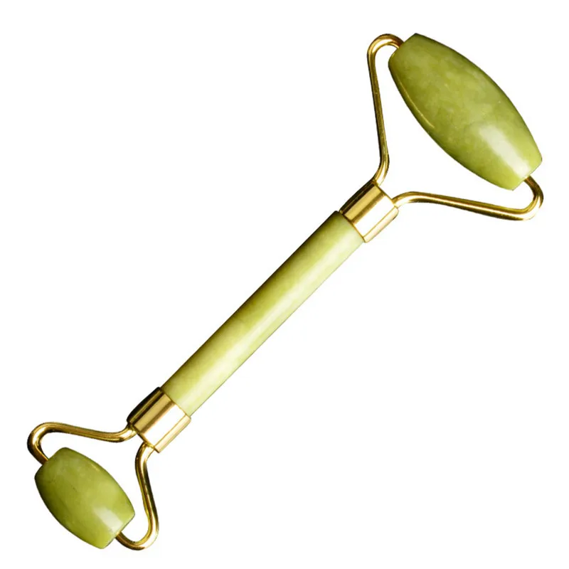 

Double Head Facial Massage Roller Jade Face Stone Massage Face Slimming Eye Body Head Neck Roller Beauty Health Care Tools