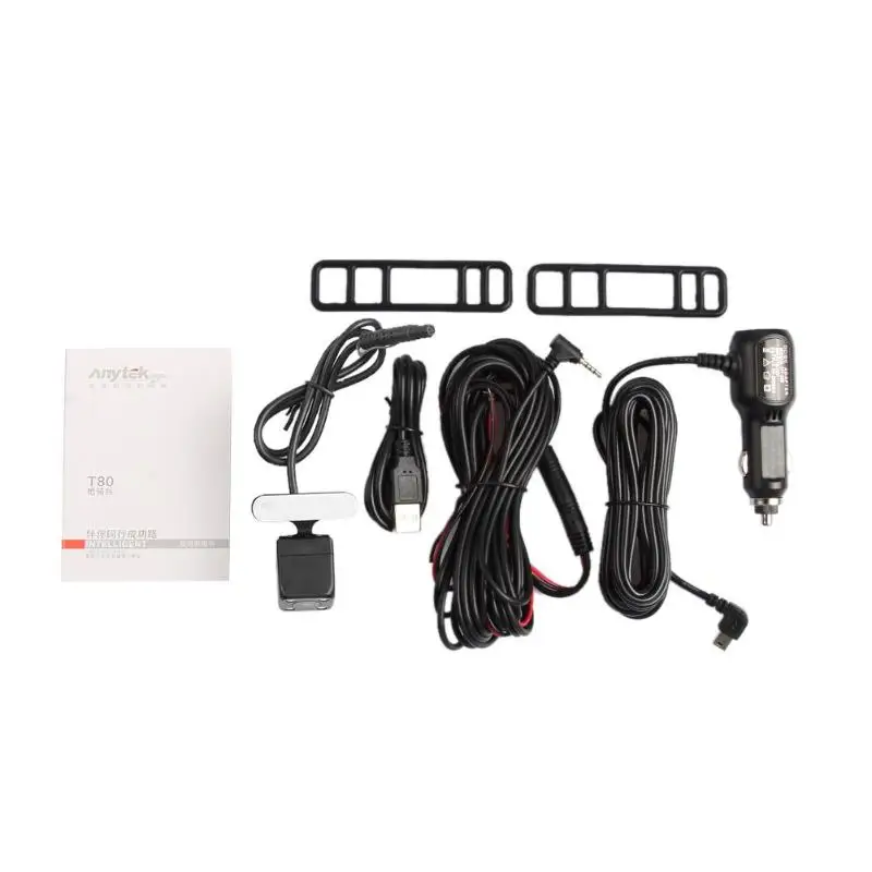 Anytek T80 7 &quot1080P Full HD Автомобильное зеркало заднего вида DVR камера ночного видения g