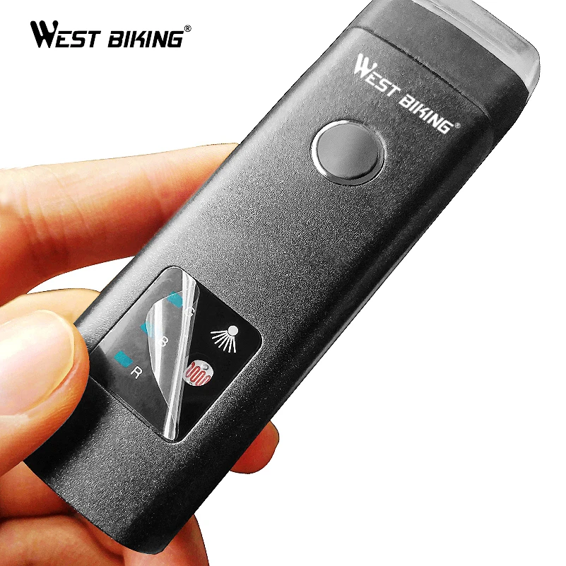 WEST BIKING Bike Front Light Induction Bicycle Bright Light USB Charging Flashlight Cycling Waterproof Torch Bike Headlight - Image 6