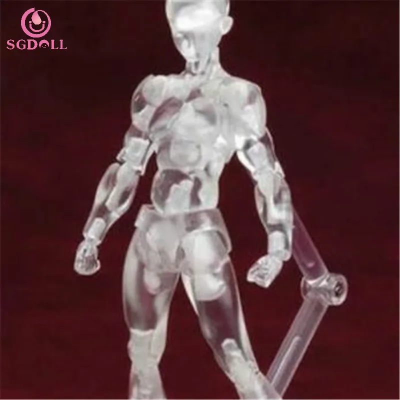 

[SGDOLL] 2017 New Arrival Japanese Art Action Figure Figma Series Male Doll 13cm He Blank Version No Box Free Shipping  5630-L