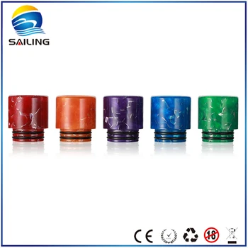 

Sailing Newest 810 Epoxy Resin Mixed with Aluminium Drip tips for TFV8/TFV12 Kennedy Goon 528 RDA