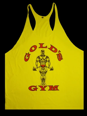 New Gold's Gym Tank Men Thin Straps Singlet Vest Workout Sleeveless T Shirt Ropa Fitness Tank Tops - Tank Tops - AliExpress