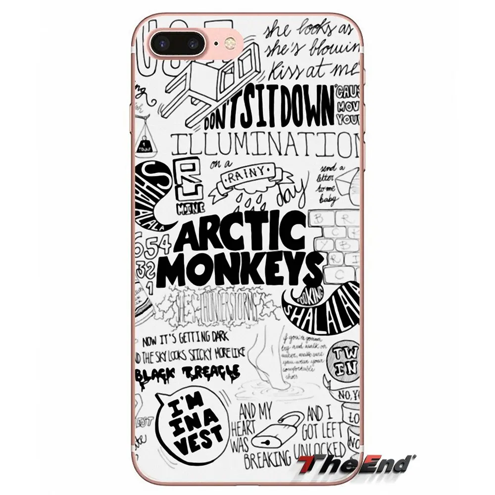 Силиконовый чехол для телефона Sony Xperia M2 M4 M5 E3 T3 XA Aqua Z Z1 Z2 Z3 Z5 compact LG G4 G5 G3 G2 Mini arctic monkeys