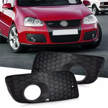 

CITALL New Front Left + Right Bumper Fog Light Lamp Grill Grille 1K0853666P 1K0853665S For VW GTI Jetta 2006 2007 2008 2009