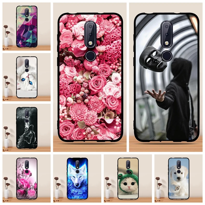 

For Nokia X6 Case Cover Soft TPU funda Case For Nokia 6.1 Plus Case Silicone Back Cover For Nokia X6 Phone Case Coque Capa Shell