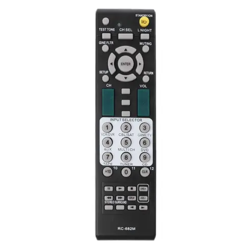Control Replacement for Onkyo Power Amplifier AV Receiver Controller RC-682M RC-681M RC-606S RC-607M SR603/502/504 More