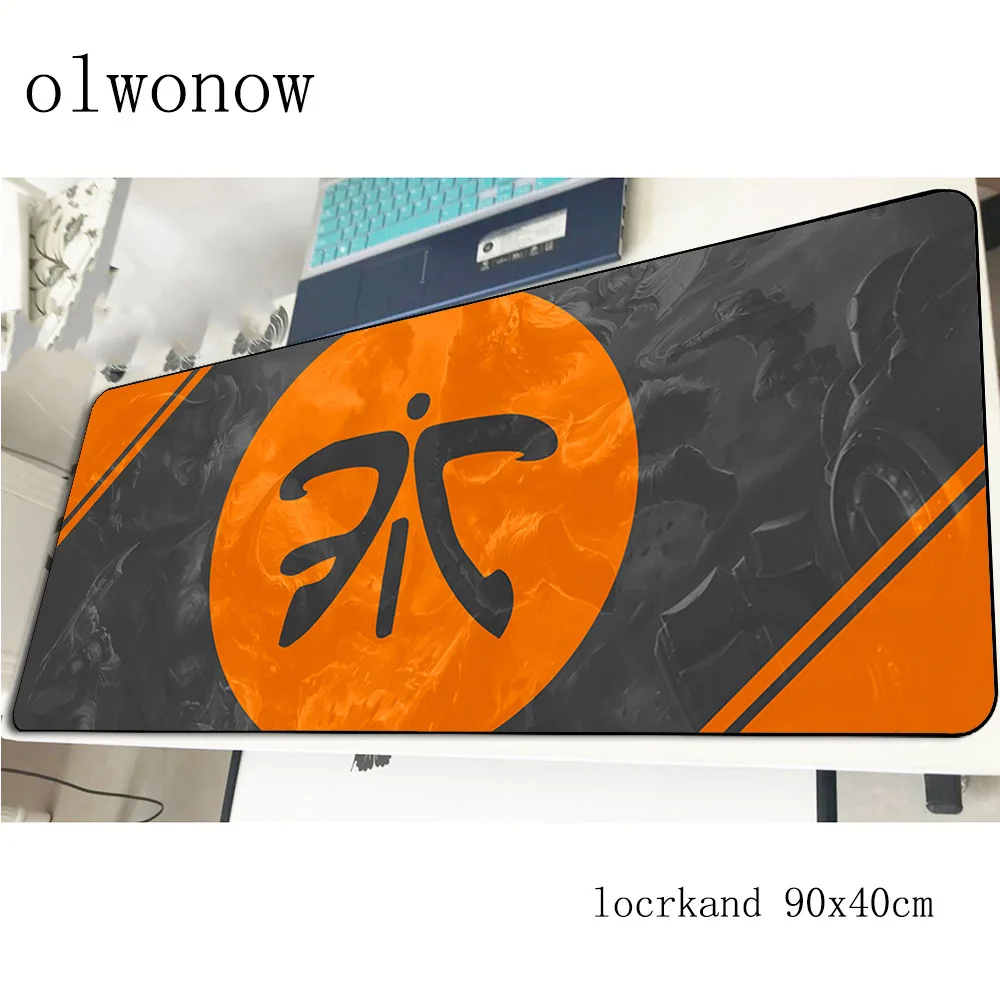 Fnatic Коврик для мыши с изображением 90x40cm Лидер продаж игровой коврик геймер