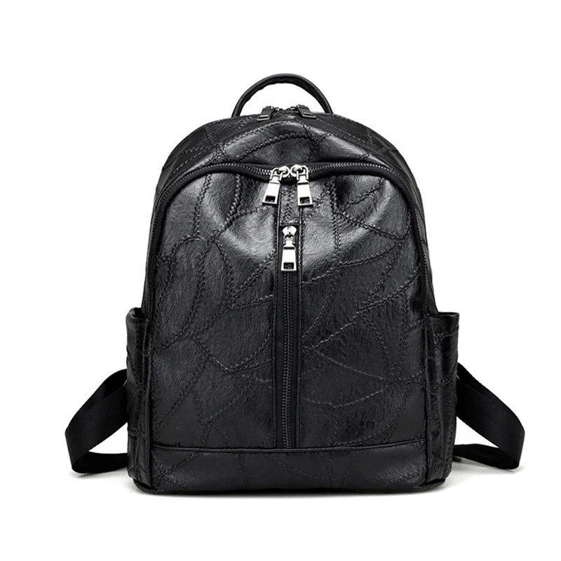 Women Backpack PU Leather Backpack for Ipad Tablet Shoulder Bag