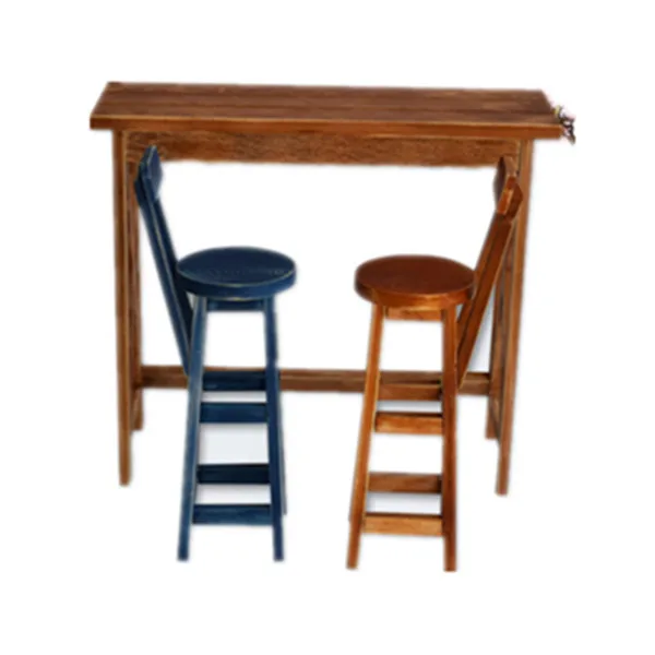 bjd chair and table wood