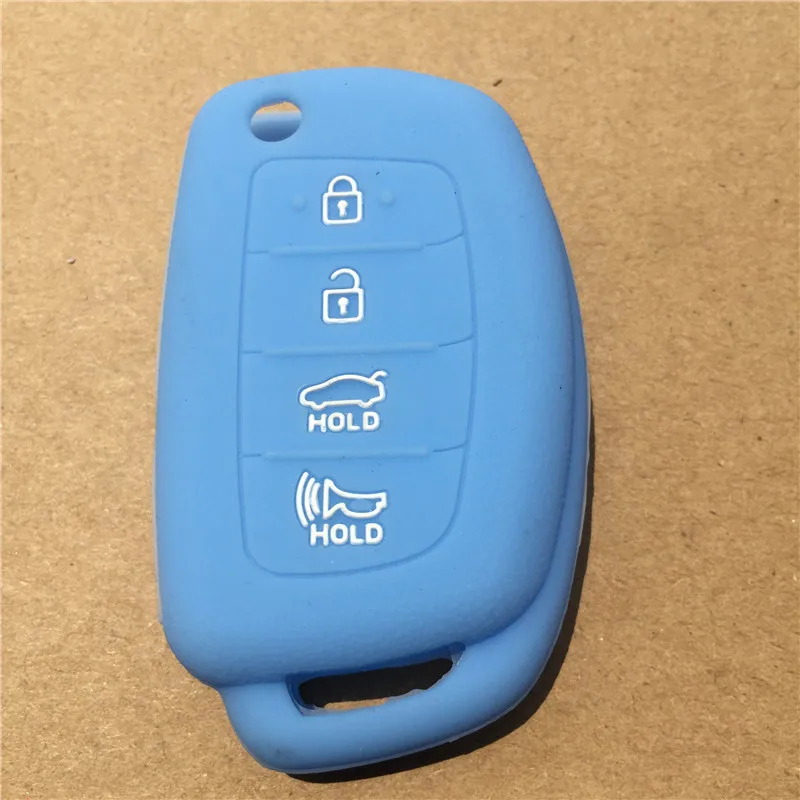 Silicone Car Key Case Cover Holder Protect Skin for Hyundai Mistra HB20