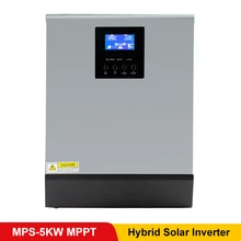 MPS-5K 5KVA Pure Sine Wave Hybrid Inverter 48VDC Input 220VAC Output Built-in MPPT Solar Charge Controller New Arrival MPS-5K 5KVA Pure Sine Wave Hybrid Inverter 48VDC Input 220VAC Output Built-in MPPT Solar Charge Controller New Arrival