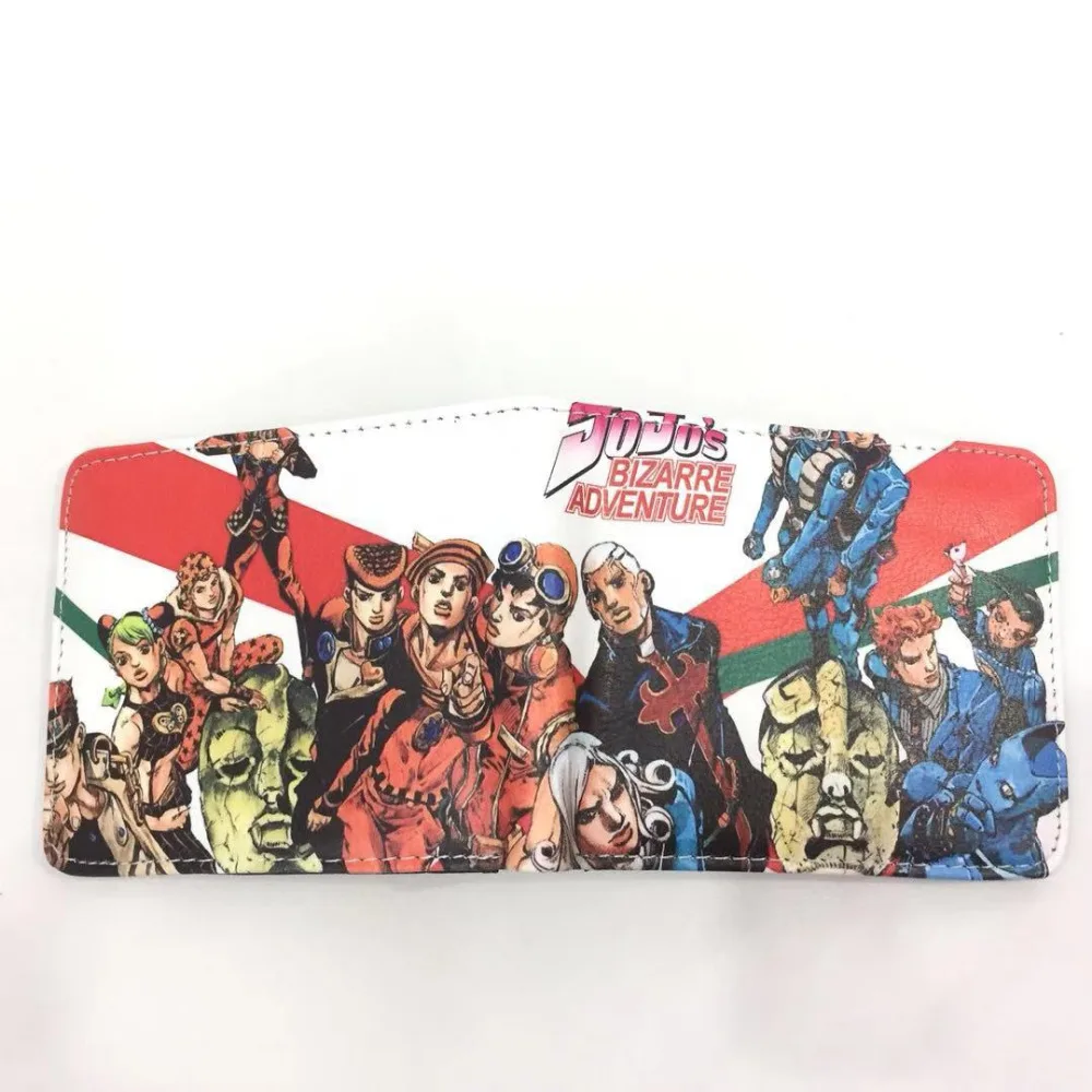 Новый аниме JOJO'S Необычные Приключения кошелек цветной принт дети Подросток