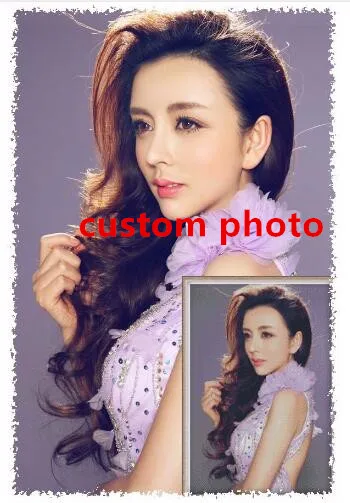 

custom photos 5d diamond paintings full custom Can be customized to any size picture diamond painting christmas cards eigen foto