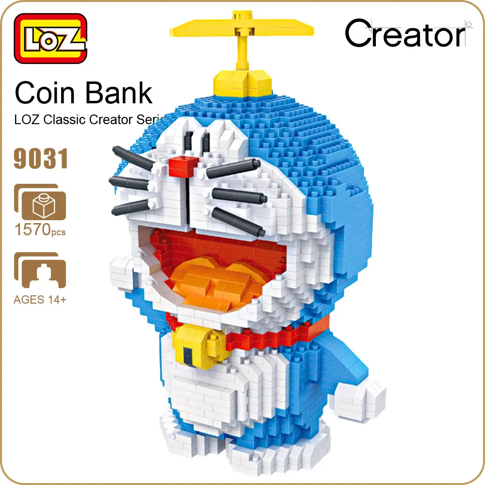 LOZ Diamond Blocks Diy Building Bricks Creator Set Coin Bank Nano Block LOZ Piggy Bank Money