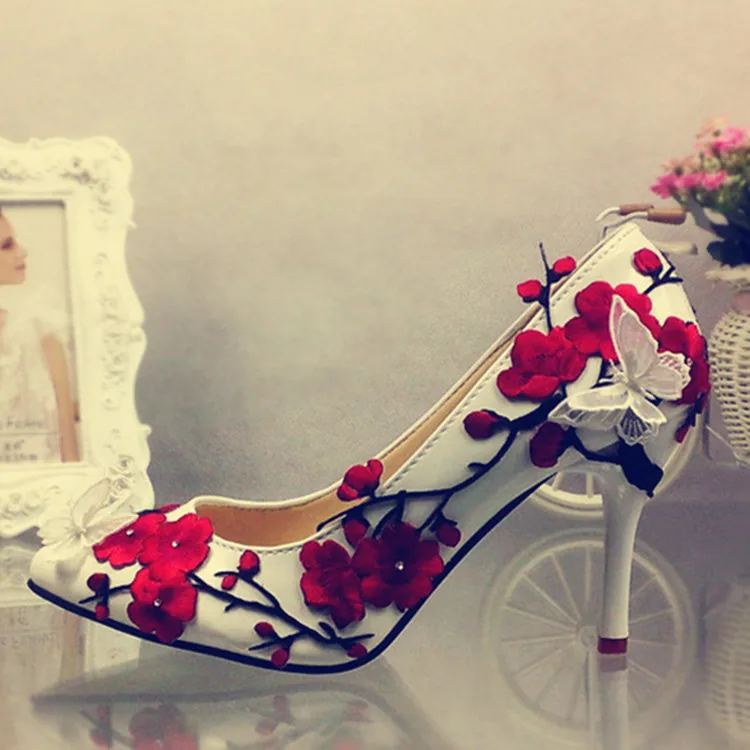 Туфли лодочки женские на каблуке 6 см с острым носком|wedding shoes|shoes with butterfliesshoes wedding |