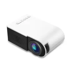 ЕС штекер светодиодный портативный мини-проектор 1080P HD проекция Yg210 бытовой микро мини-проектор для Lesiure белый