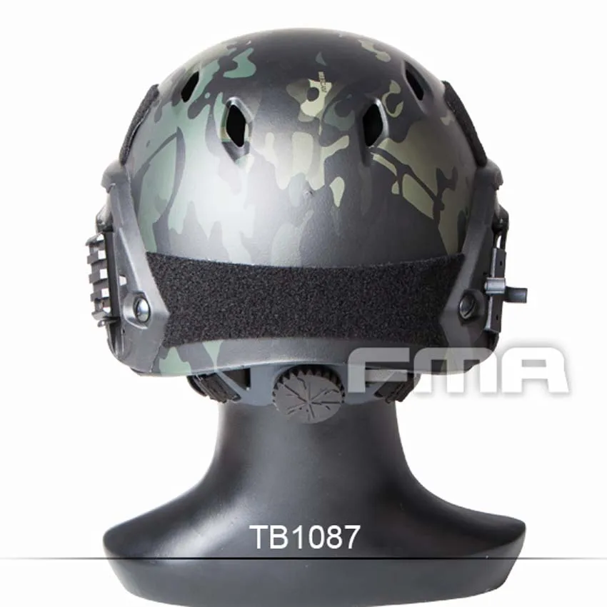 Тактическая ФМА База прыжок открытый шлем мультикам черный для страйкбола Пейнтбол(L/XL) TB1087