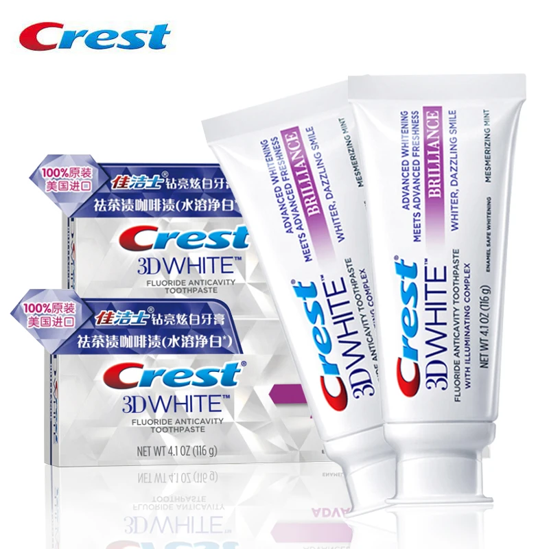 Crest 3D Whitening Toothpaste Brilliance Advanced Freshness Tooth Paste