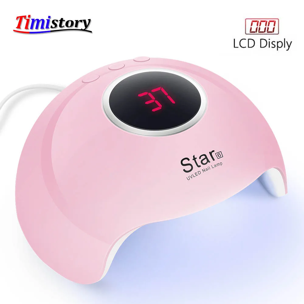 

UV Lamp For Manicure LED Nail Dryer Drying Nail Polish Ice Lamp 30s/60s/90s Auto Sensor Nail Art Tools with 12 Pcs Led Beads