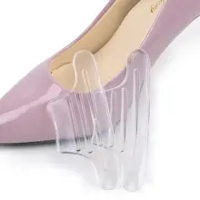 1 пара, Женская силиконовая колодка для обуви, Женская Подушка на высоком каблуке, Женский протектор для девочек, анатомический вкладыш для обуви, стелька, женская обувь, аксессуары