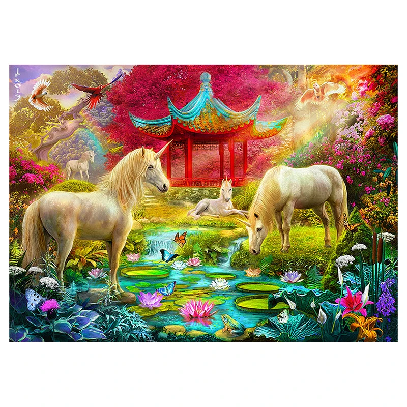 

5d DIY Diamond Painting"fantasy unicorn"round Diamond Embroidery Full Kit Diamond Picture pattern home decor