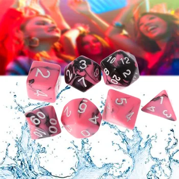 

7pcs/set Dice For TRPG Dungeons And Dragons D4-D20 Multi-sided Dices Polyhedral