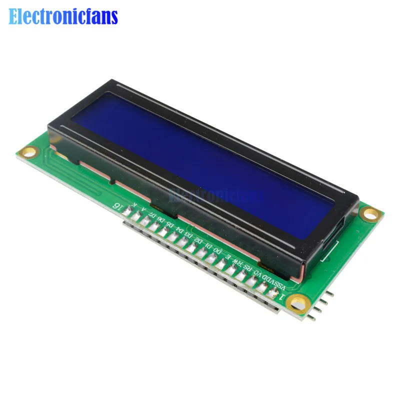 Синий дисплей IIC/I2C/TWI/последовательный интерфейс SPI 1602 16X2 модуль подсветки ЖК