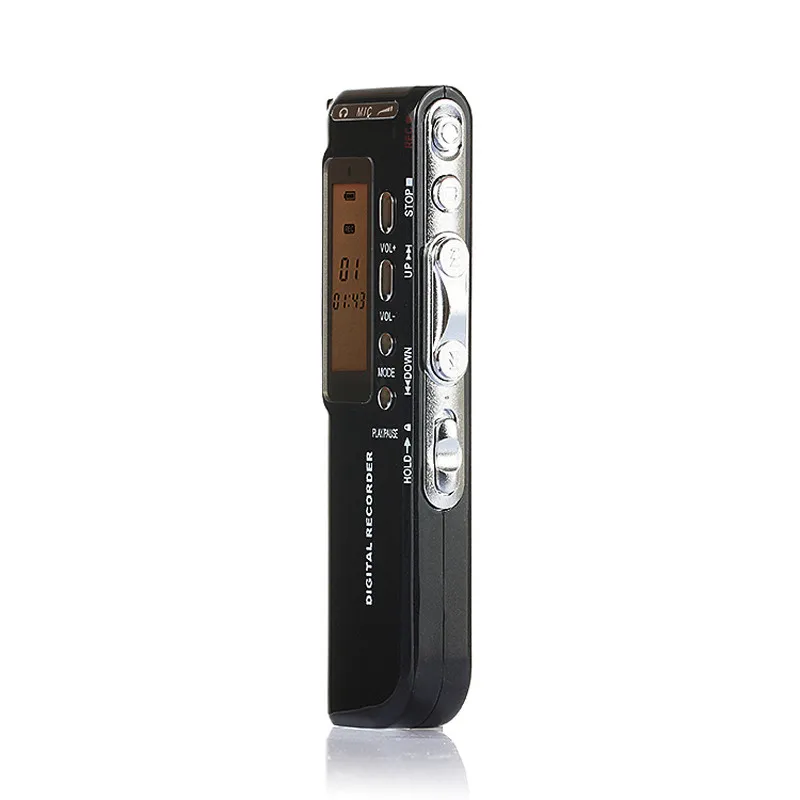 Ouhaobin New Arrival 8GB USB LCD Screen Digital Voice Recorder Dictaphone Audio Music Player Black Portable Voice Recorder Sep8