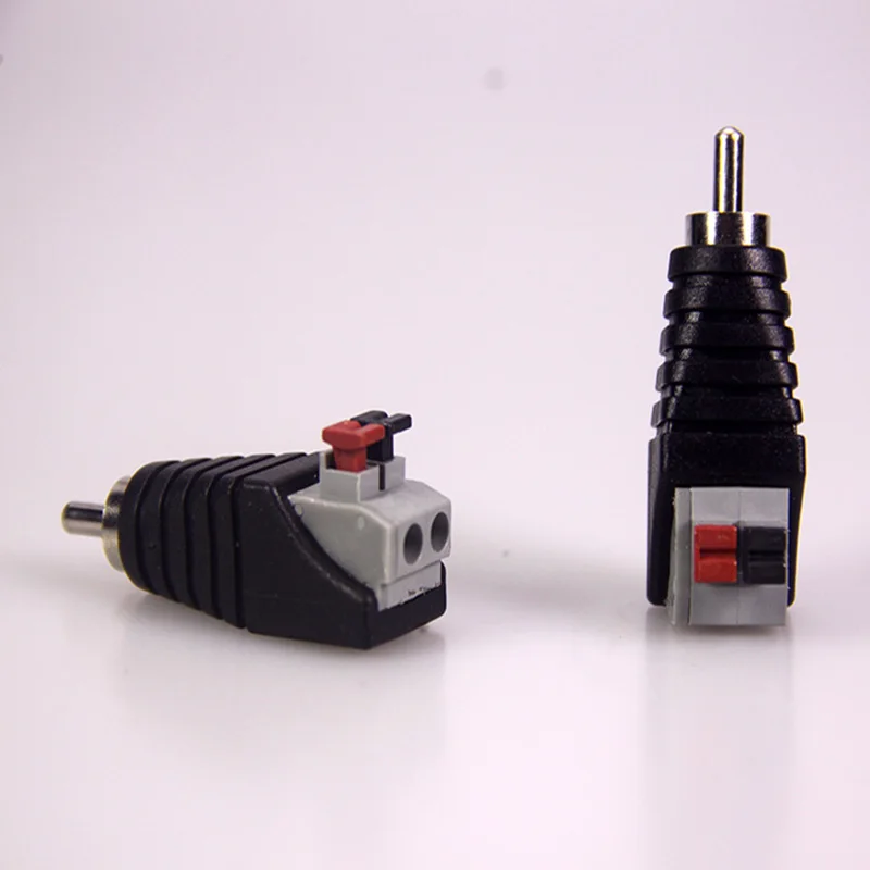 30 шт. RCA plug AV балун терминалы аудио видеонаблюдения адаптер|Соединители| |