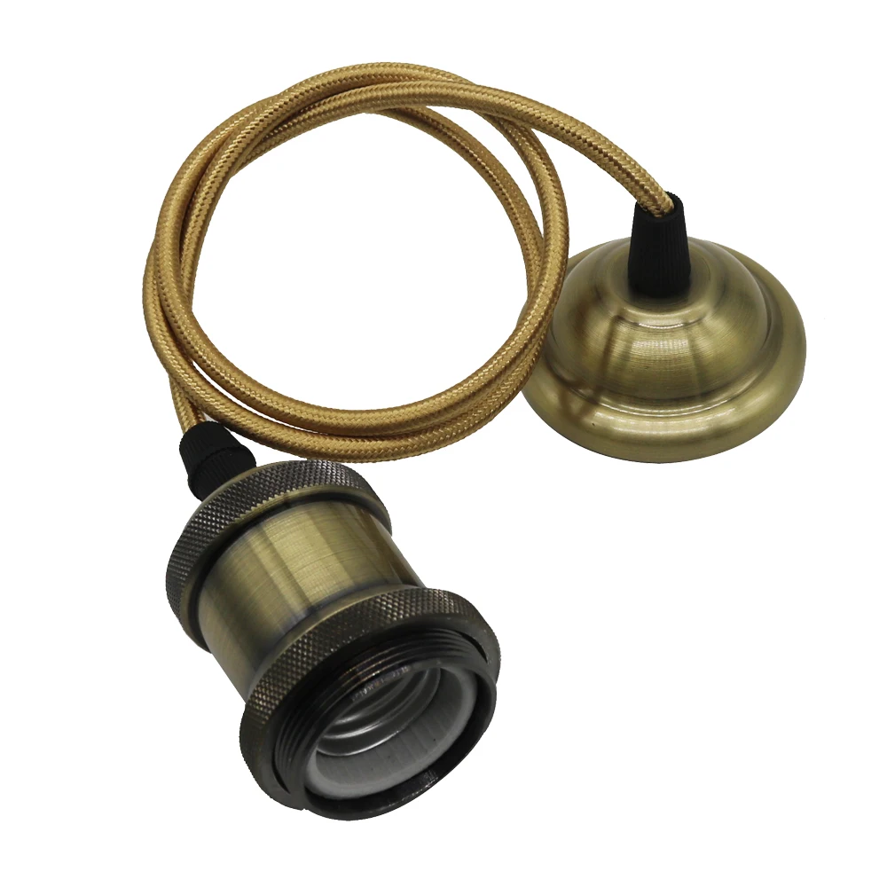  MengJay Aluminum Pendant Light E27 Lamp holder for 110V 220V led/Incandescent Edison bulb Vintage R - 32827456697