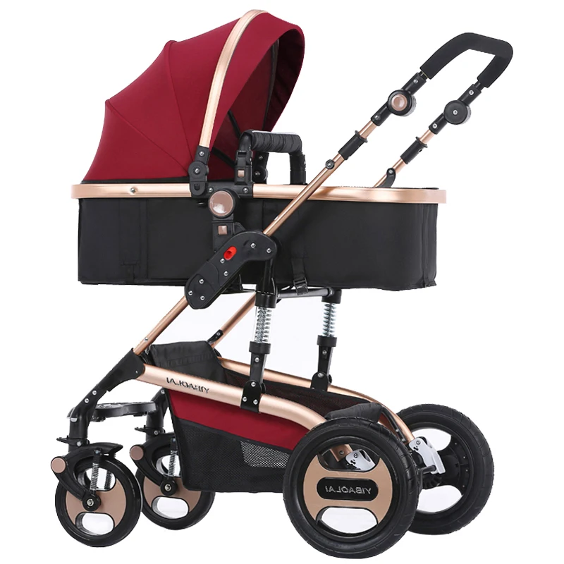 Brand baby twins stroller light folding four seasons general trolley carriage