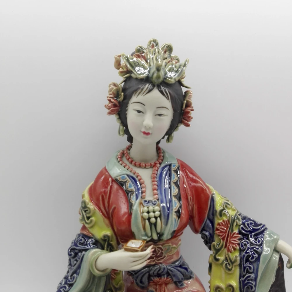Новый рождественский фарфоровая статуэтка росписью китайский рисунок