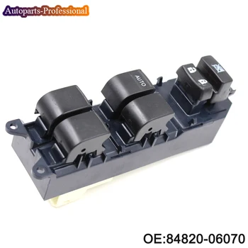 

New 84820-06070 Electric Power Window Master Switch For Toyota Yaris 1.5L I4 4D Sedan 06-11 84820-02240 84820-52250 8482006071
